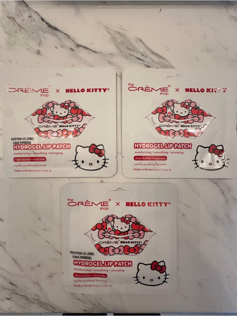 The Crème Shop x Hello Kitty Hydrogel Lip Patch - White & Pink